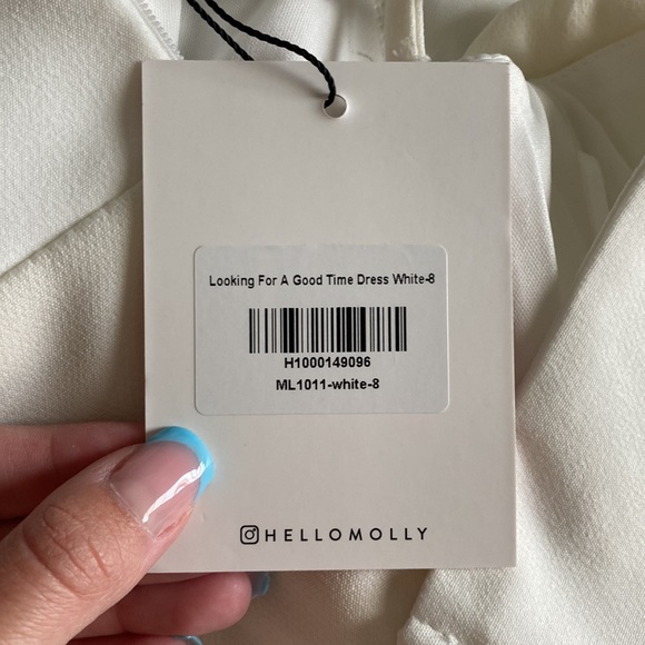 Brand New Super Cute!!! - Hello Molly White Dress - Picture 4 of 4
